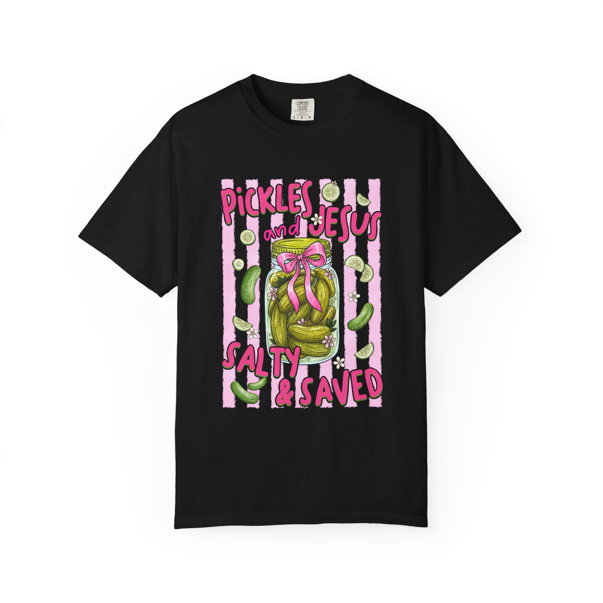 Pickles and Jesus 'Salty & Saved' T-Shirt