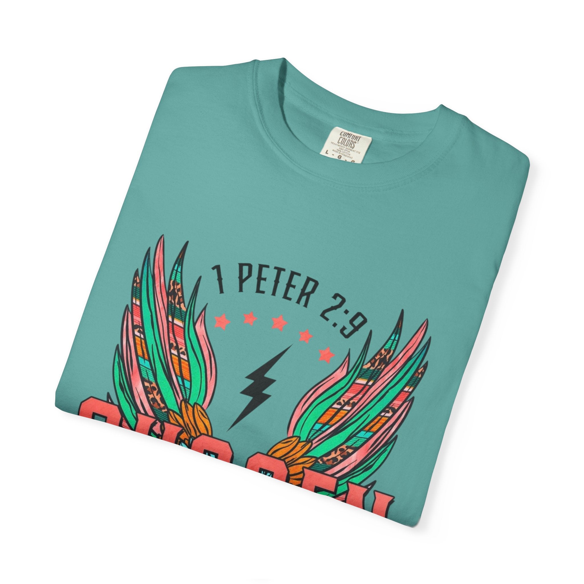 Chosen Wings T‑Shirt — 1 Peter 2:9 Inspirational Christian Tee