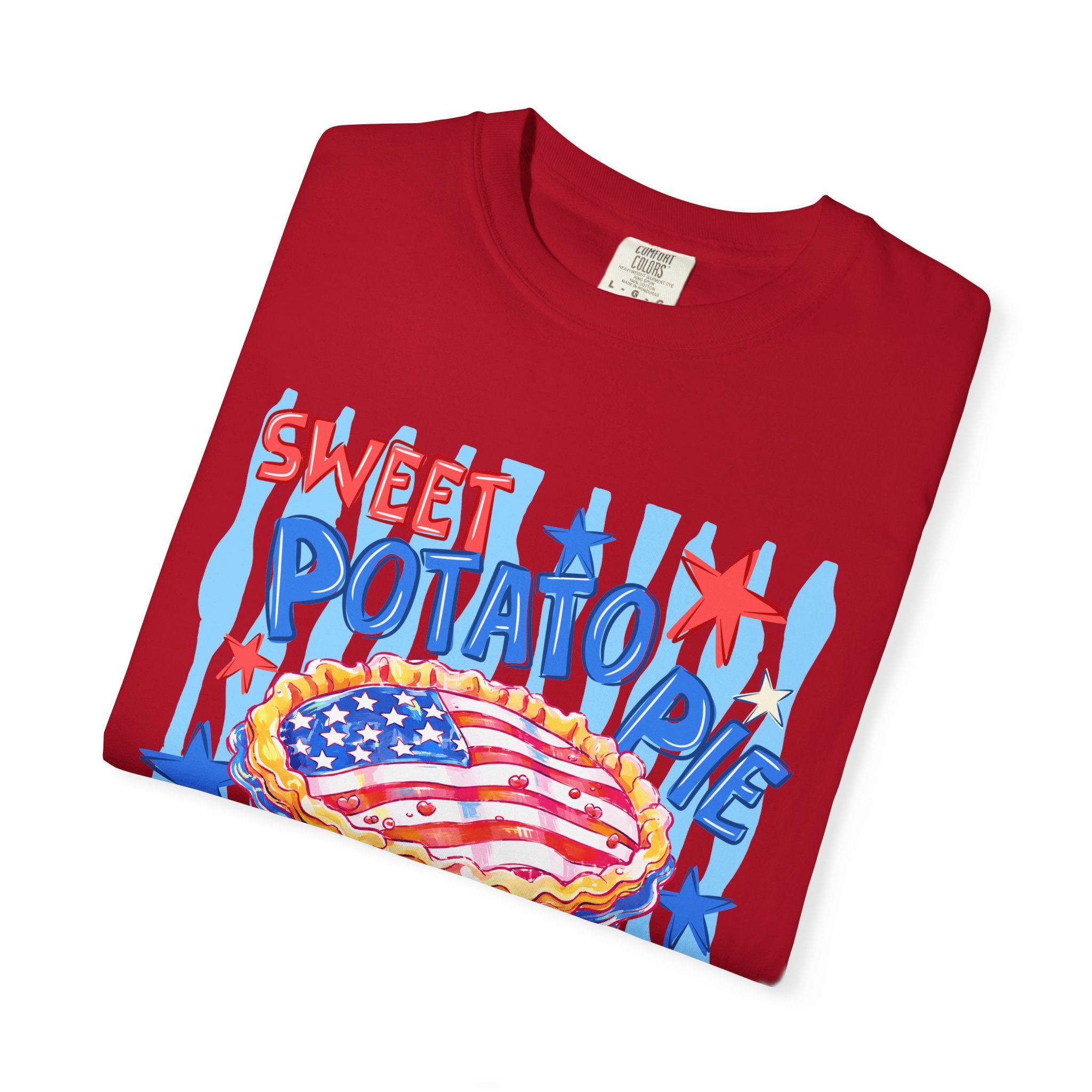 "Sweet Potato Pie & I Shut My Mouth" Patriotic  Tee