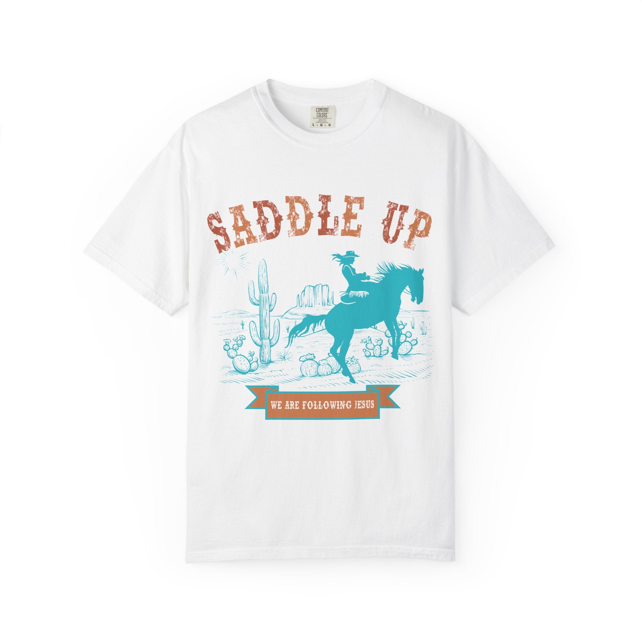 Saddle Up Cowboy Graphic T-Shirt — 'Saddle Up' Western Rodeo Tee