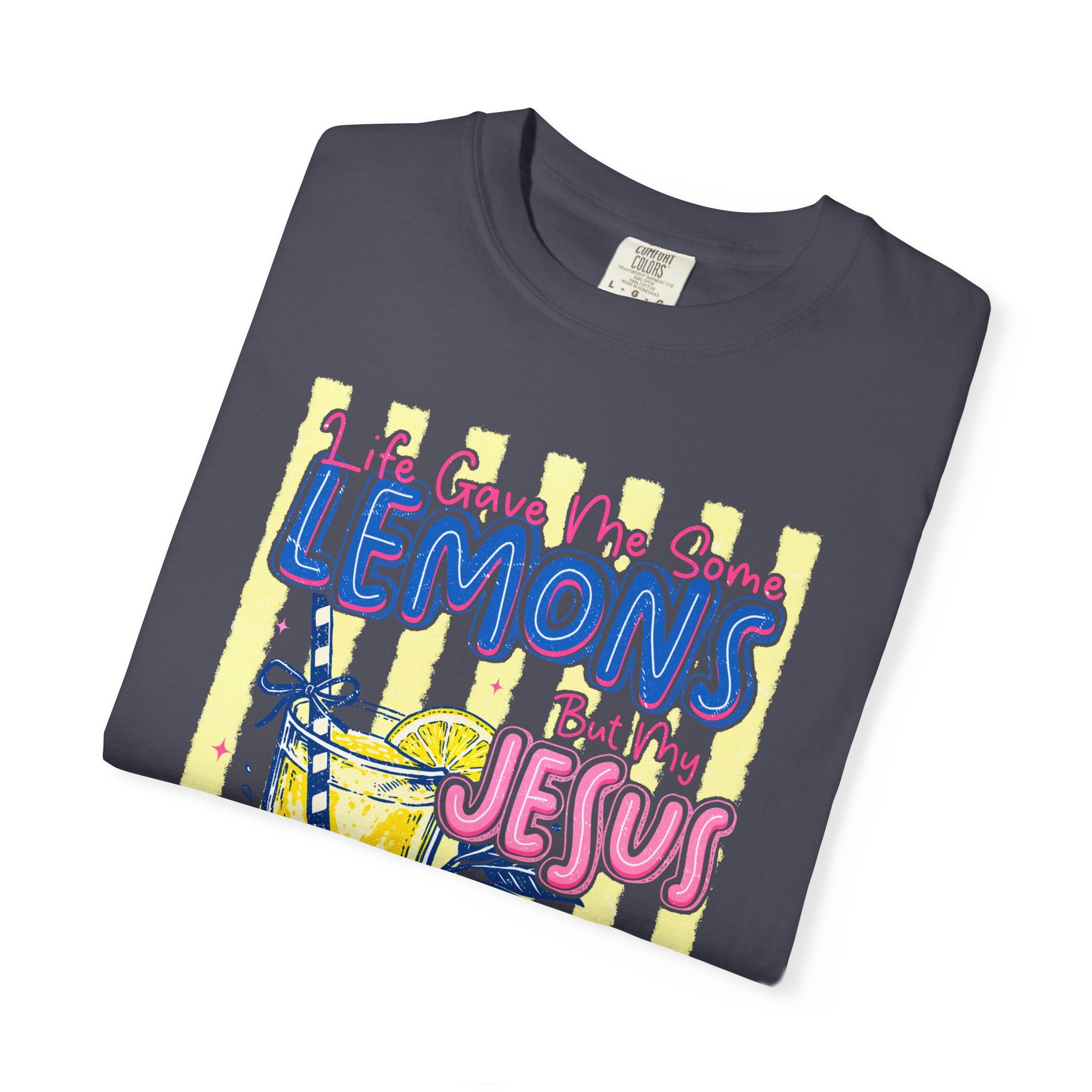 Lemons Into Lemonade Christian T‑Shirt — "When Life Gives You Lemons, Trust Jesus"