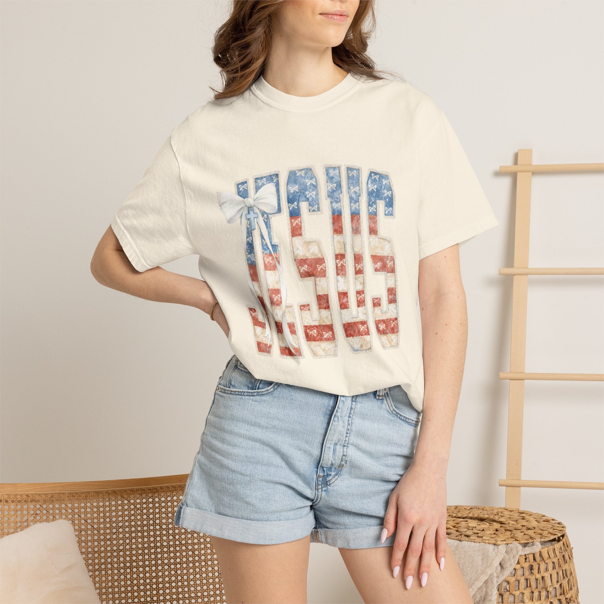 Jesus American Flag T-Shirt — Patriotic Christian Tee