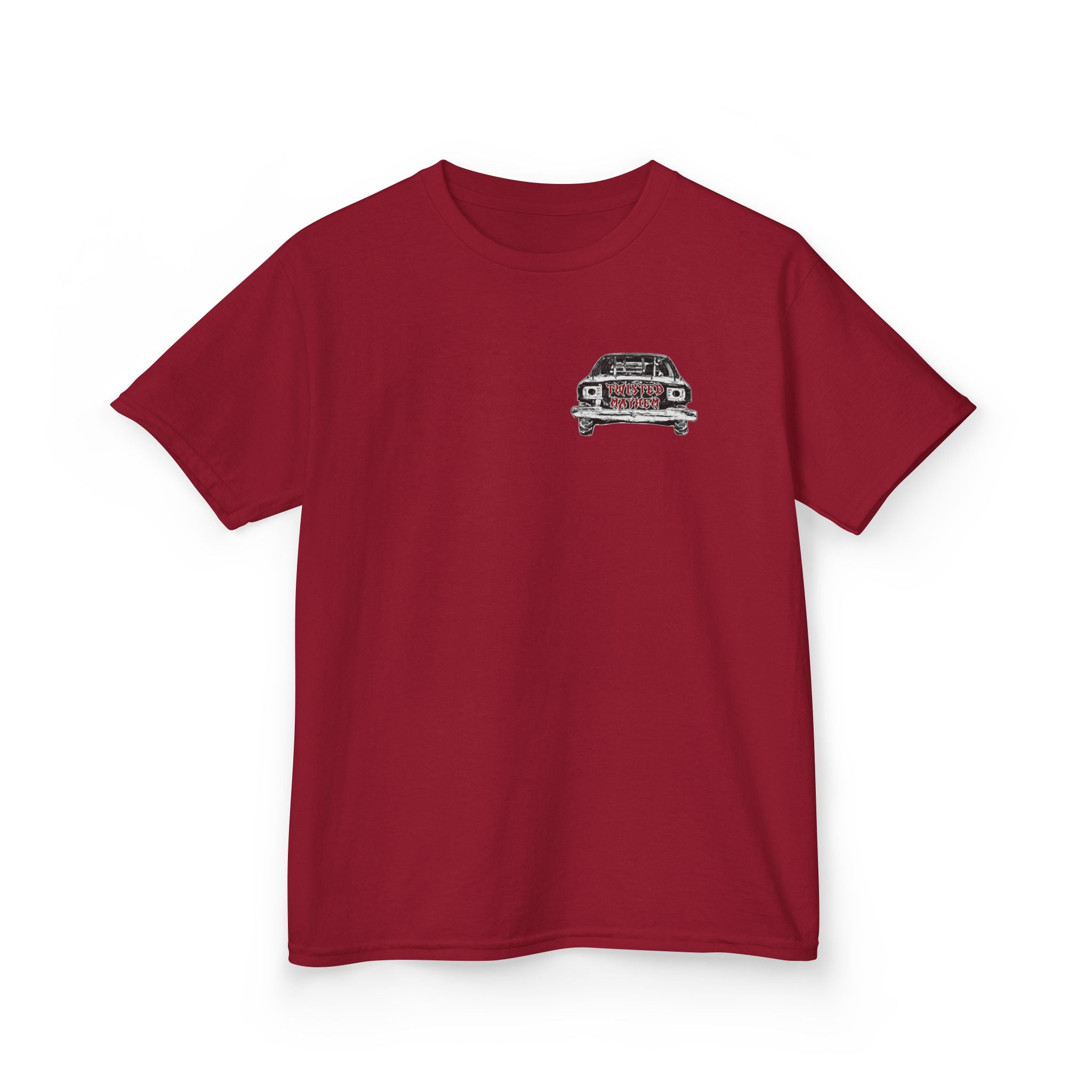 Kids T‑Shirt - 'Twisted Mayhem' Vintage Car Graphic Tee
