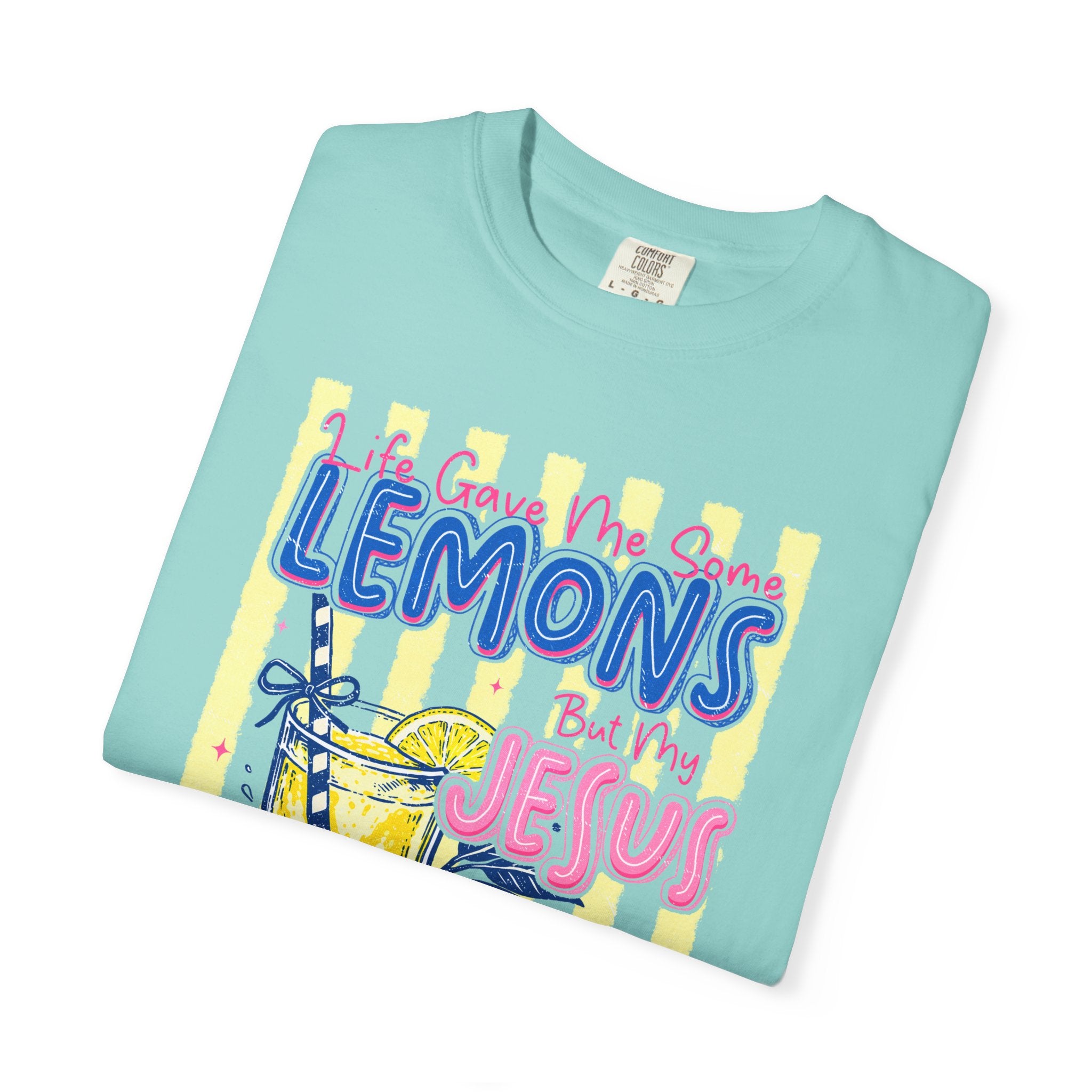 Lemons Into Lemonade Christian T‑Shirt — "When Life Gives You Lemons, Trust Jesus"