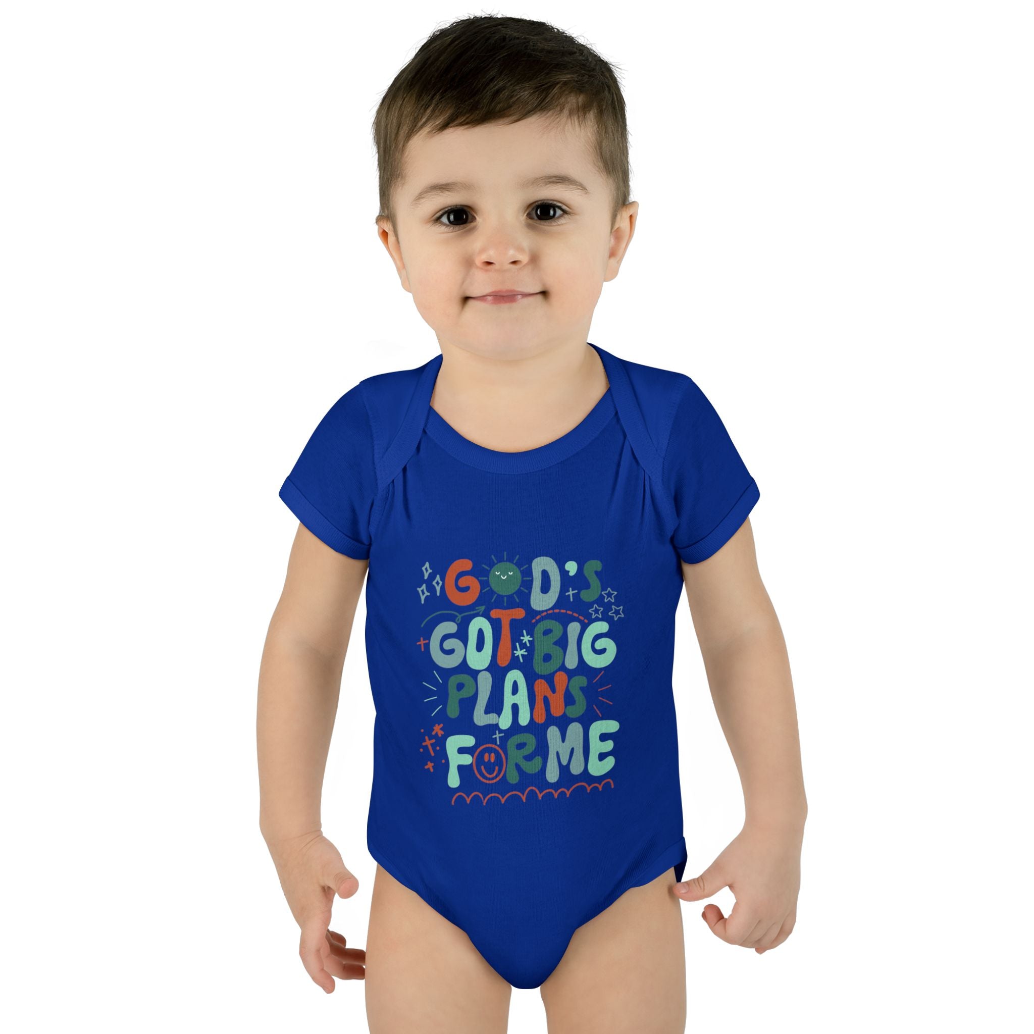 Boys God’s Got Big Plans For Me Infant Bodysuit