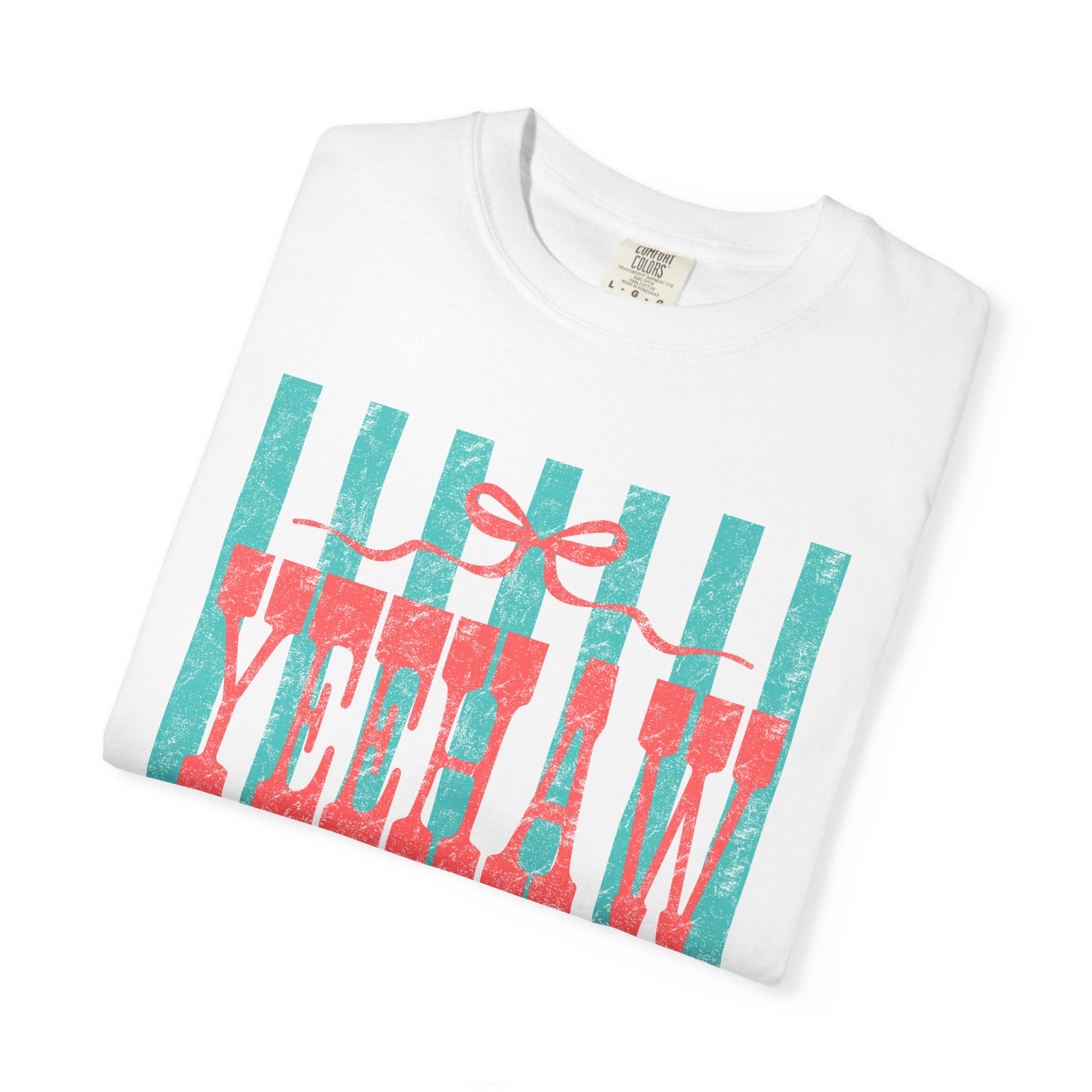 Yeehaw & Amen Graphic T-Shirt — Western Stripes Cowboy Faith Tee